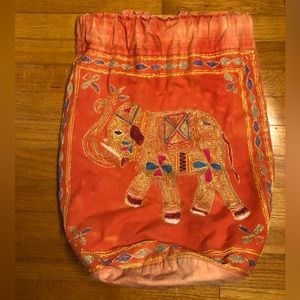 Hand-stitched satchel